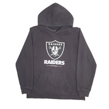 NFL Oakland Raiders Fanatics Hoodie Cotton Blend Sweatshirt Jumper Womens XL