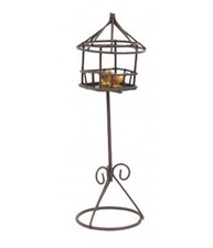 Dolls House Brown Bird Cage