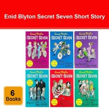 The Secret Seven Short Story Collection 6 Books Set By Enid Blyton Ages 6-11+ PB