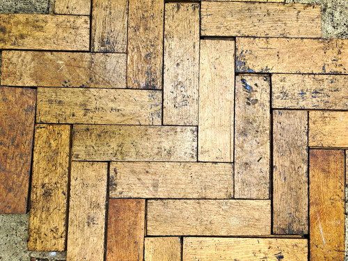 Reclaimed oak parquet wood - reclaimed,