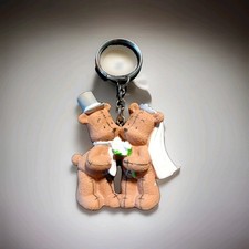 Wedding keychain teddy bears - teddy,