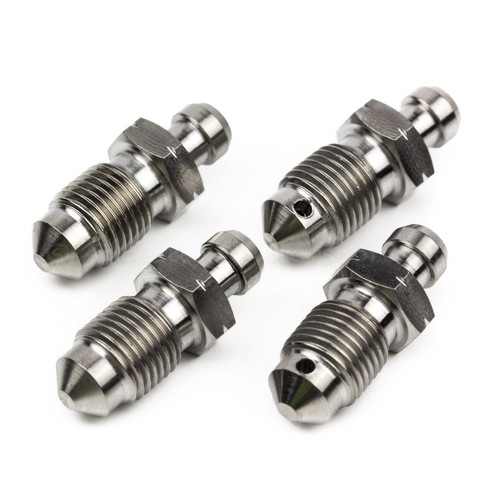 Titanium bleed nipple - titanium, screw
