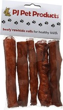 50 x Natural Rawhide Dog Chews