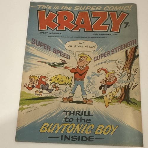 Krazy 1977 comic thrill the - comic,