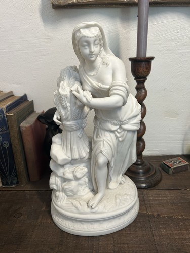 Large victorian antique parian - victorian,