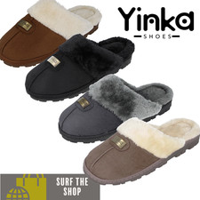 Ladies Girls Faux Suede Fur