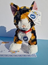 Build bear calico cat plush - a,