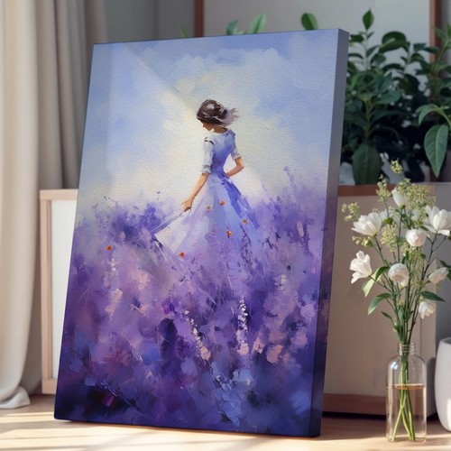 Lavender flower impressionism - lavender,