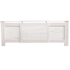 White Radiator Cover Shelf