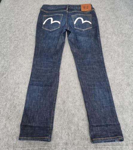 Evisu jeans mens 32x32 blue - jeans,
