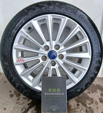 FORD FOCUS ALLOY WHEEL 17" COMPLETE WITH CONTINENTAL TYRE SINGLE SPARE TITANIUM 