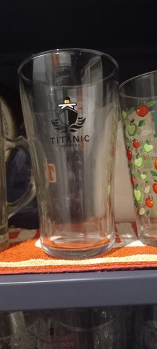 Titanic brewery beer glass - titanic,