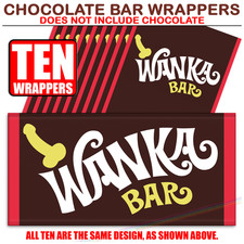 10x WANKA Funny Chocolate Bar