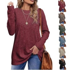Womens Casual Long Sleeve Tops
