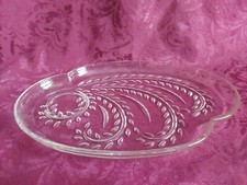 VINTAGE KIDNEY SHAPED GLASS