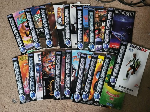 Sega saturn manuals all - saturn, manuals,