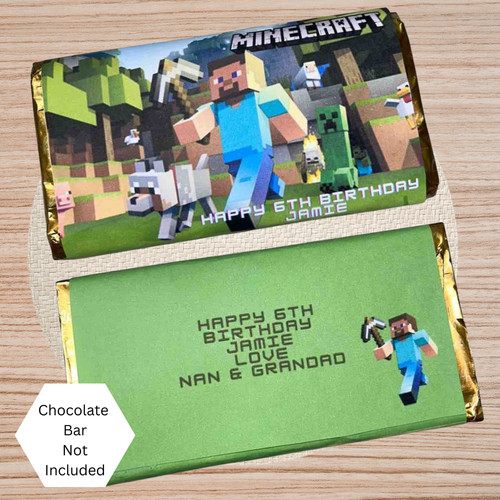 Personalised novelty minecraft - personalised,