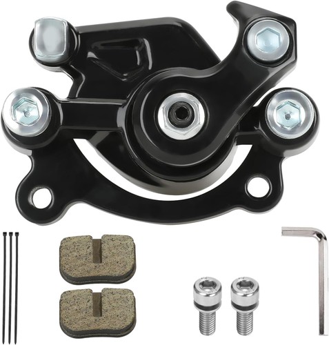 Front disc brake caliper with - front,