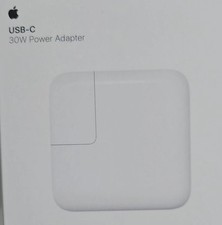Genuine Apple 30W USB-C UK Power Adapter Fast Charger for iPhone iPad & MacBook