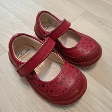 Baby Girls Size UK 4G Clarks First Shoes 