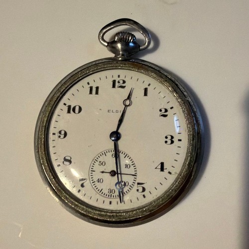 Elgin 1918 antique pocket - elgin,