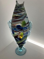 Vintage Art Glass Fish 33cm