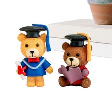 2pcs Graduation Bears Decor