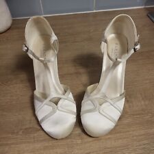 Ivory paradox wedding shoes, size 5