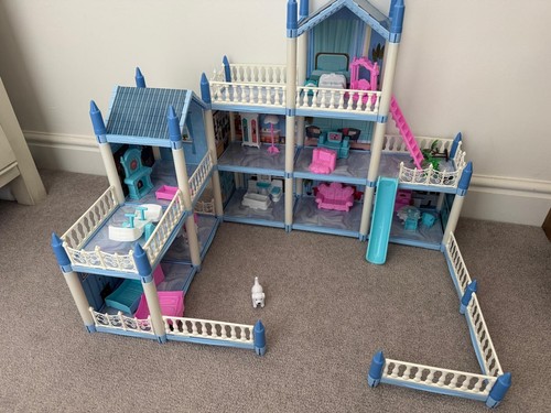 Deao diy dolls house blue - deao,