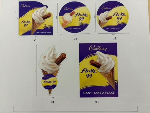 Cadburys ice cream flake - 99,