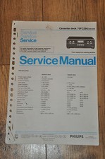 Philips 70FC290 /00R /05R Cassette Deck Vintage Workshop Service Manual