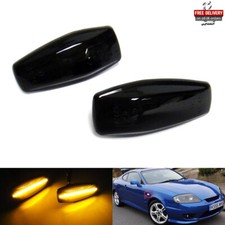 2x Black Side Indicator LED