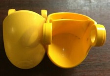GENUINE DYSON DC03 WAND END CAP IN YELLOW IN USED CONDITION