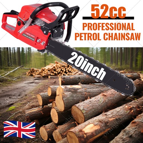 Petrol chainsaw 52cc 2 4kw - petrol, 2.4kw