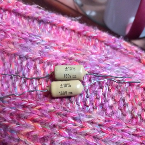Mullard mustard capacitors - mustard,