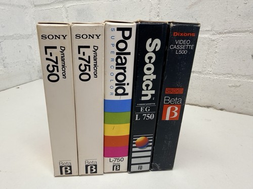 Betamax video tape bundle - tape, sony