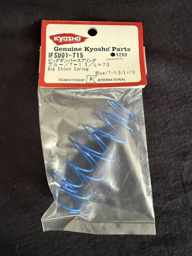 Kyosho big shock spring - shock, blue