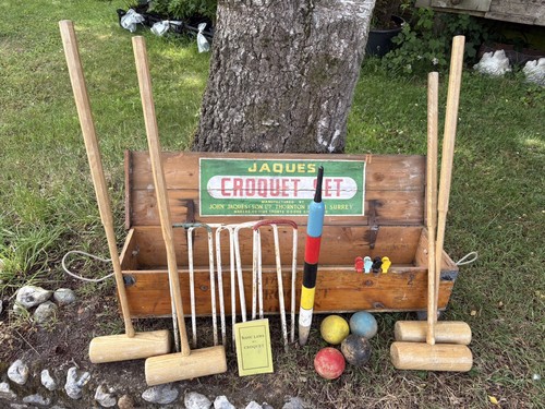 Vintage jaques croquet - , set