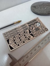 1/10 U423 4X4 Hydraulic RC Crawler Car Remote Control unimog scale emblems set.