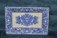 Spode Blue Momento's - Hearts Baroque Rectangular Dish (#80)