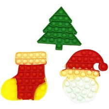 3pcs Christmas Pop It Toys