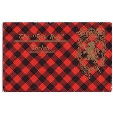 THE 'ROB ROY' Tartan Valentines Tartan Series, Postmarked 1904