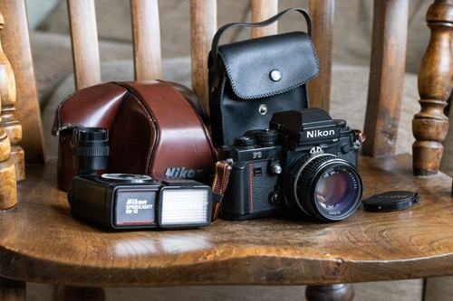 Nikon f3hp film camera nikkor - film, camera,