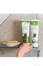 “Nourish Your Hair Naturally with Forever Aloe-Jojoba Care”