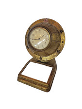 1930’s Era WORLD GLOBE Table Clock The Lux Clock Mfg. Co. / Waterbury Conn.