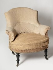 Antique French Napoleon III Chair - to be upholstered