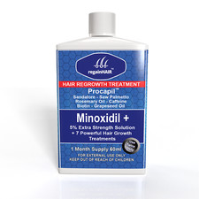 1 Month Supply Genuine Extra Strength Mens Minoxidil 5% Hair Growth Treatment UK