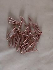 100 , 30 X 2.65 Copper Clout Nails.