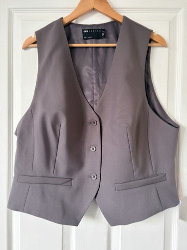Women asos grey waistcoat - women’s,