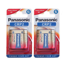 2 Panasonic Lithium Power 223